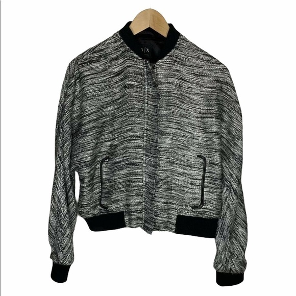 Armani Exchange Womens Tweed Jacket Small - Picture 1 of 4